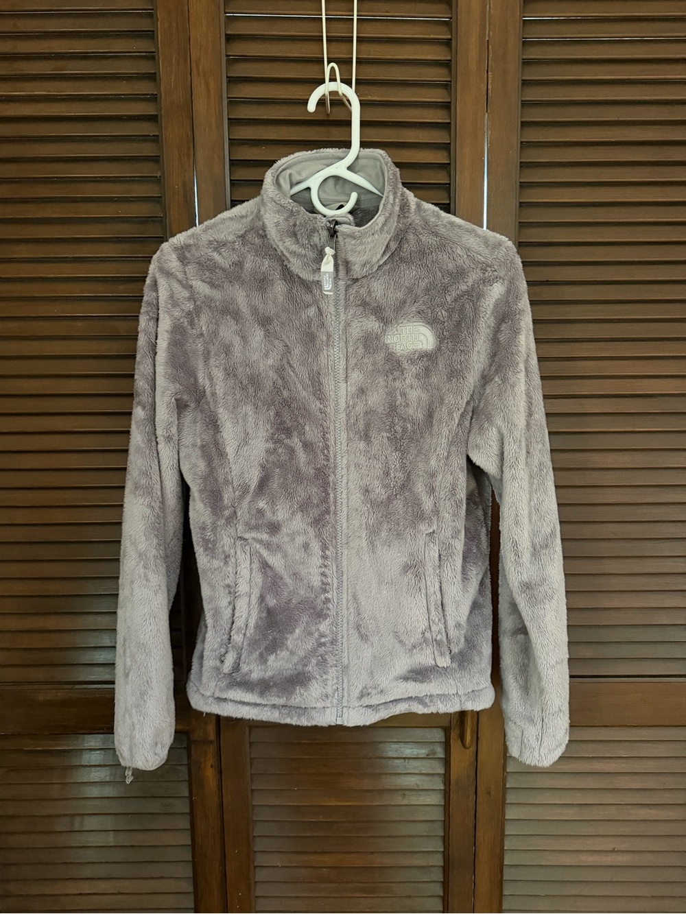 The North Face Plush Full-Zip Jacket - gray